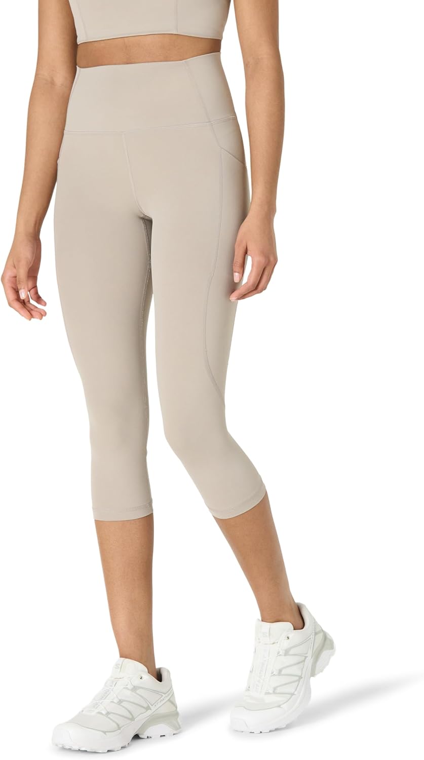 Detalle de Amazon Essentials Women's Active FormFlex Buttery Soft High Waist 19" Inseam Capri Yoga Workout Leggings