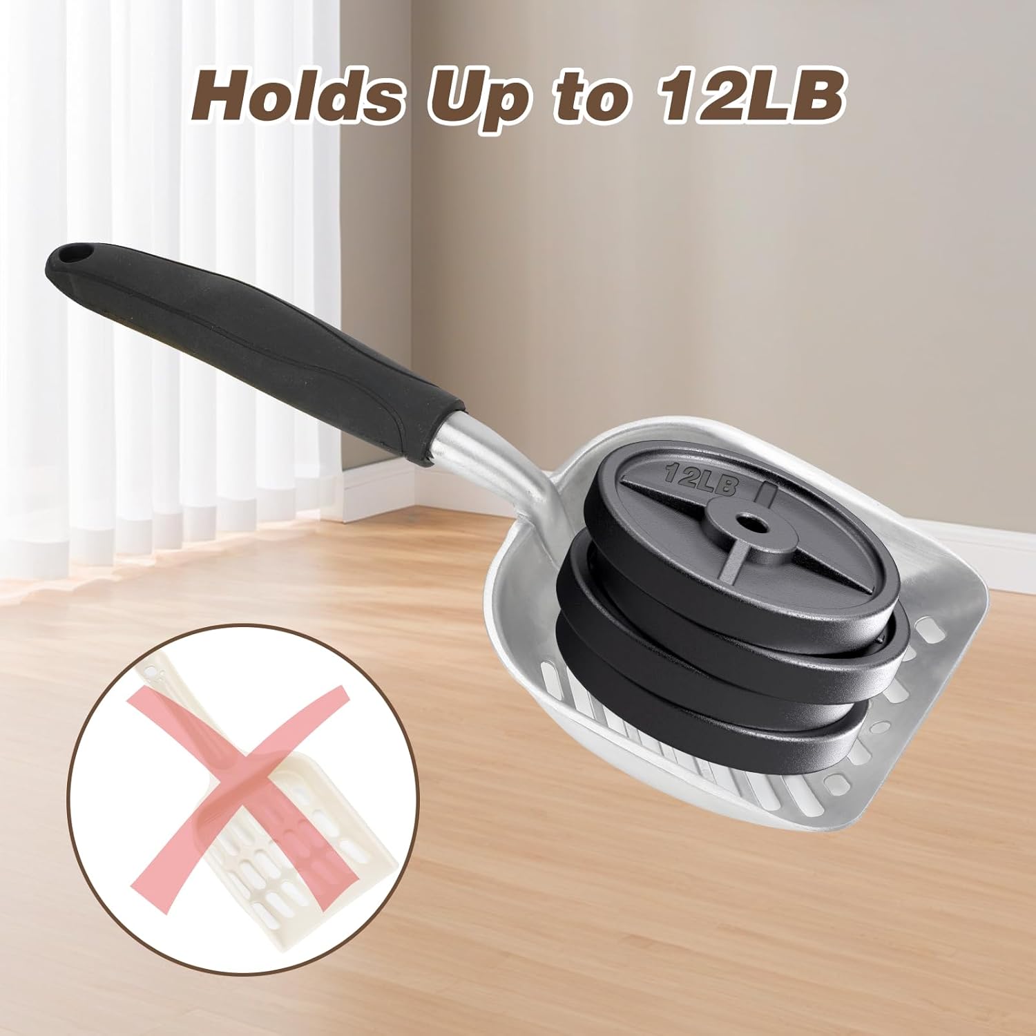 Thumbnail 4 de Mfsdai Cat Litter Scoop with Holder and Broom 🐾
