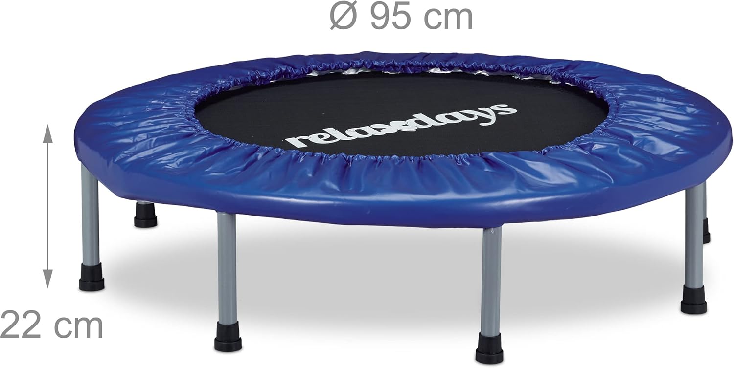 Thumbnail 3 de Relaxdays Cama Elástica Fitness Plegable Interior 22x95x95 cm