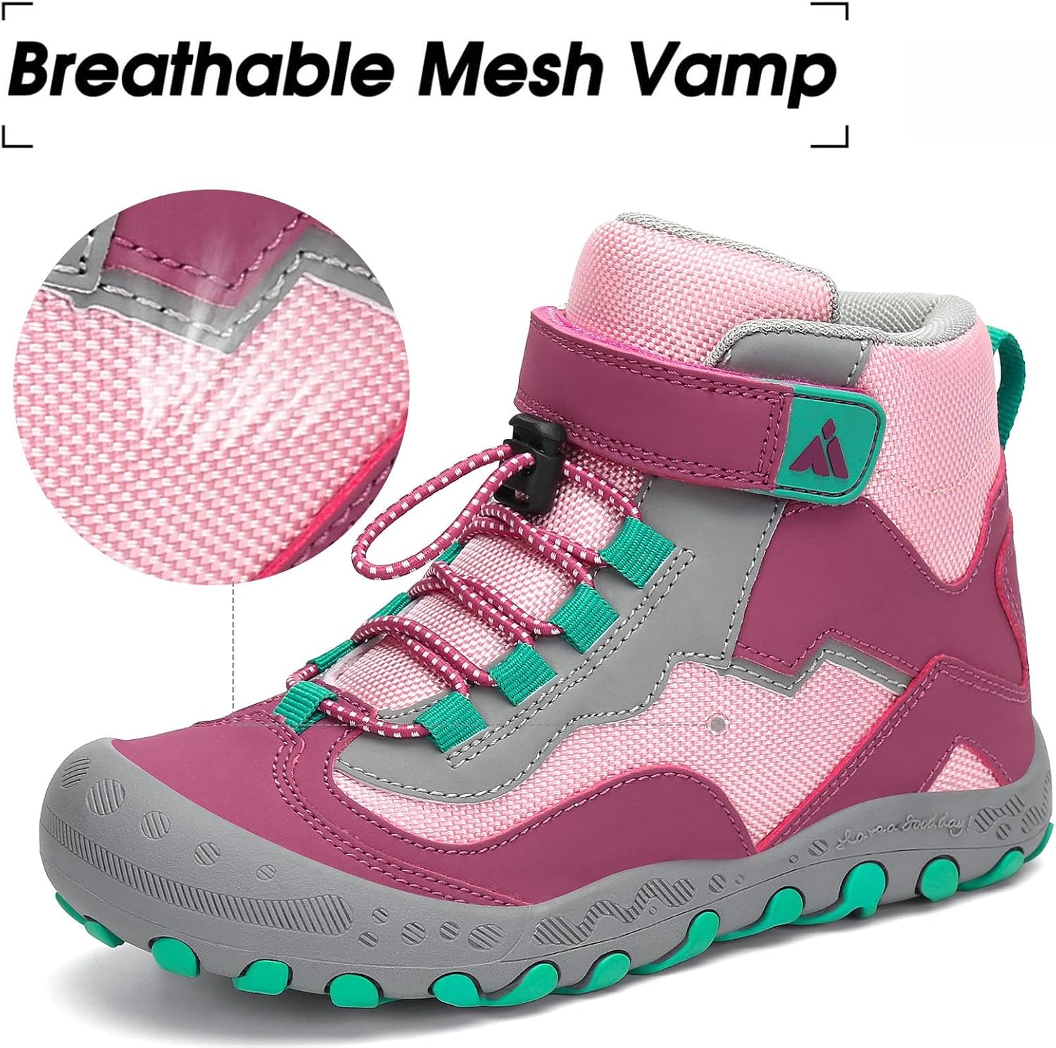 Thumbnail 2 de Mishansha Kids Hiking Boots: Water-Resistant, Anti-Collision Toddler Shoes for Outdoor Adventures