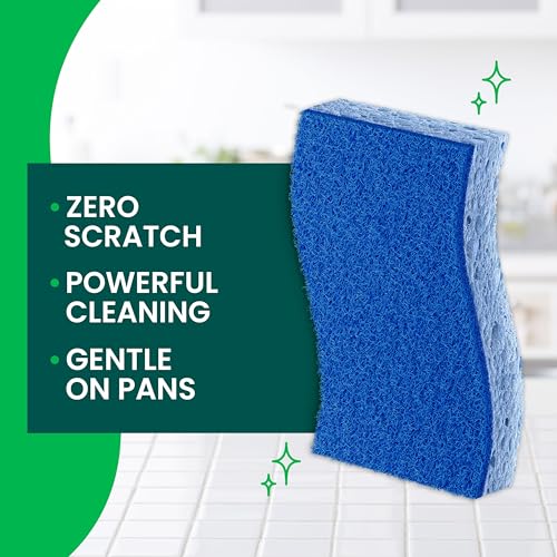 Detalle de Scotch-Brite Zero Scratch Scrub Sponge, 9 Pack