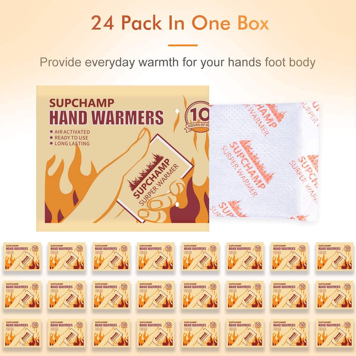 Detalle 2 de Supchamp Hand Warmers 10‑Hour Disposable Pack