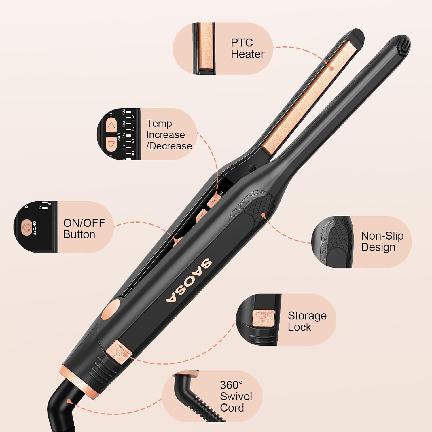 Thumbnail 5 de SAOSA Pencil 0.3 hair straighteners