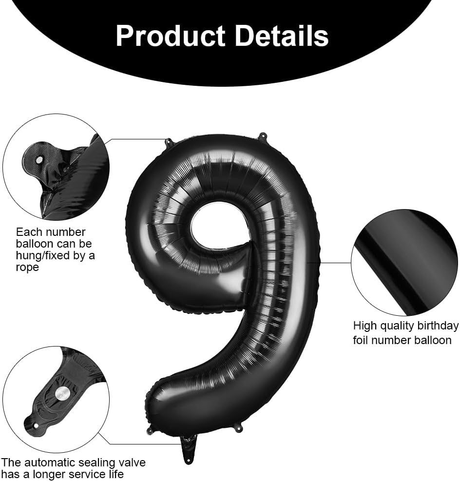 Thumbnail 3 de OFFCUP Geburtstag Zahlenballon 40" 🎈