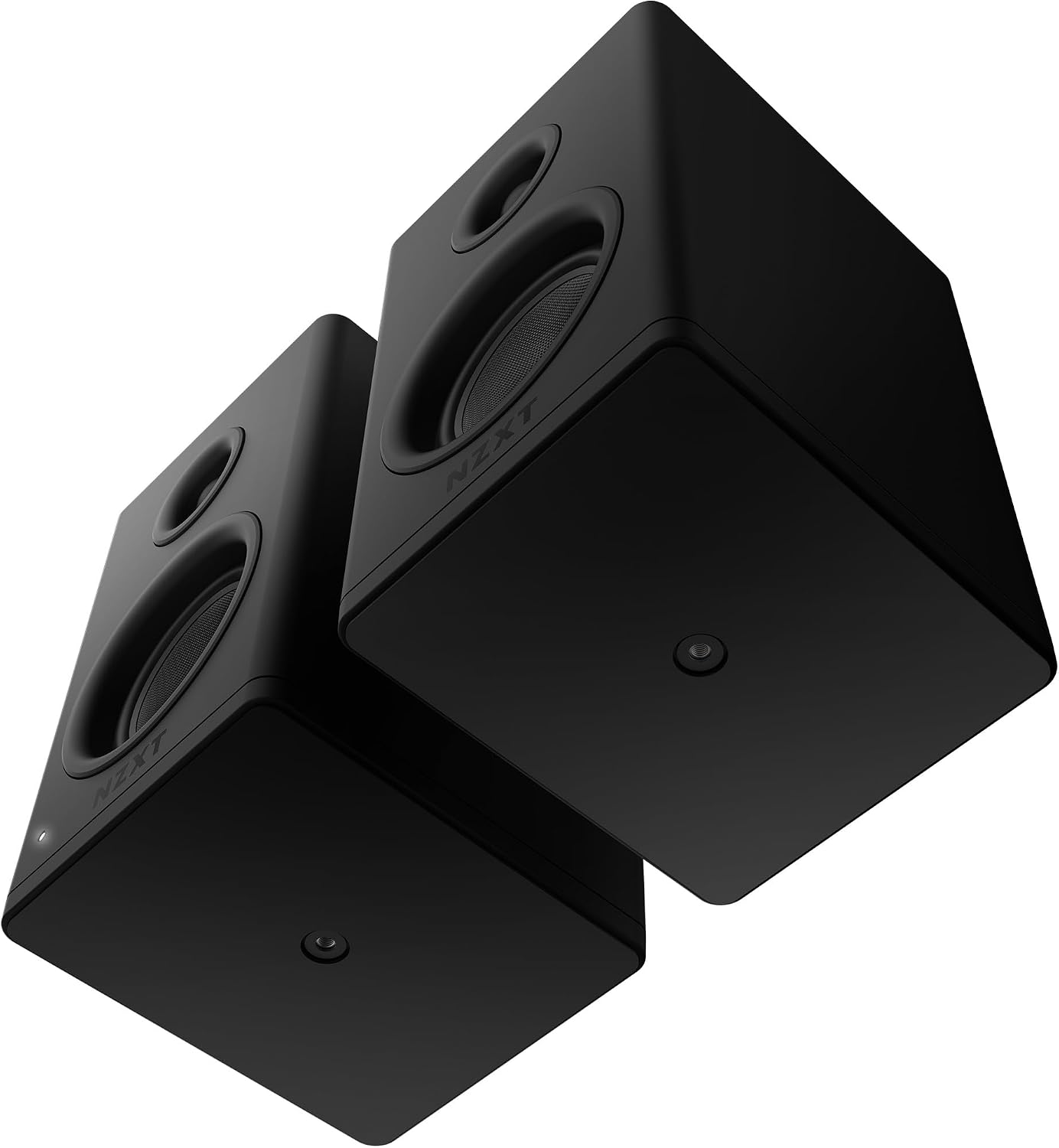 Detalle 2 de NZXT Relay Speakers AP-SPKB2-JP アンプ内蔵PCスピーカー ブラック、MDF筐体・80Wピーク出力