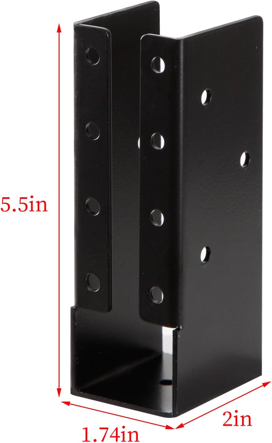 Detalle de Gawicpy Oncealed Joist Hangers, 30-Piece 2×6 Concealed Set with Screws