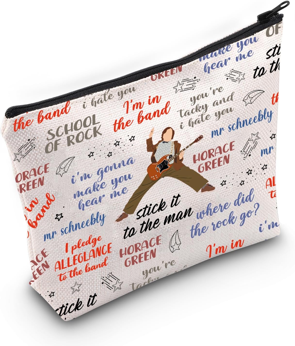 Detalle de Rock Tote Bag musical quote tote