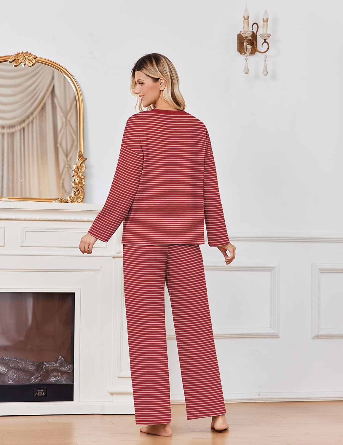 Detalle 2 de Ekouaer Women's Two-Piece Lounge Set