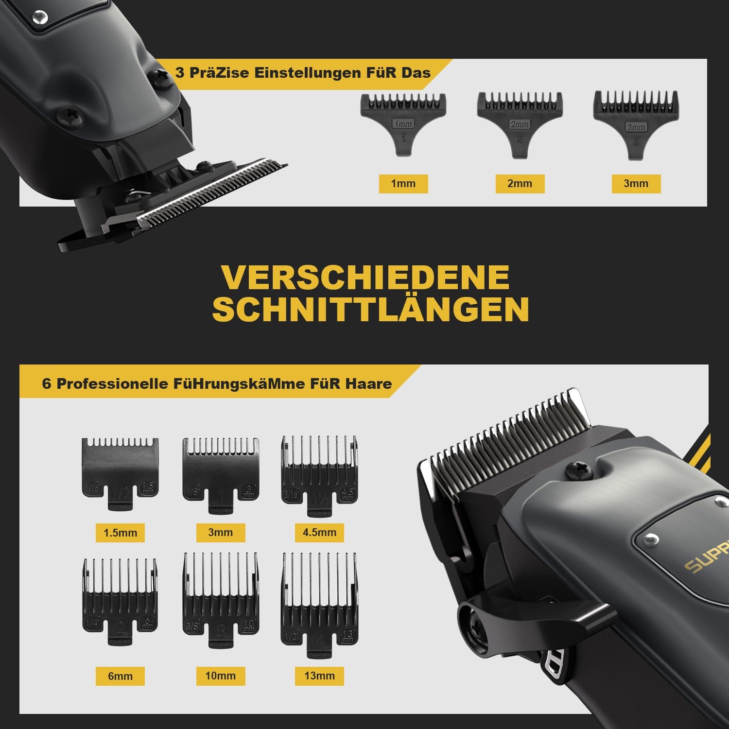Thumbnail 5 de SUPRENT Haarschneidemaschine 2500mAh ✂