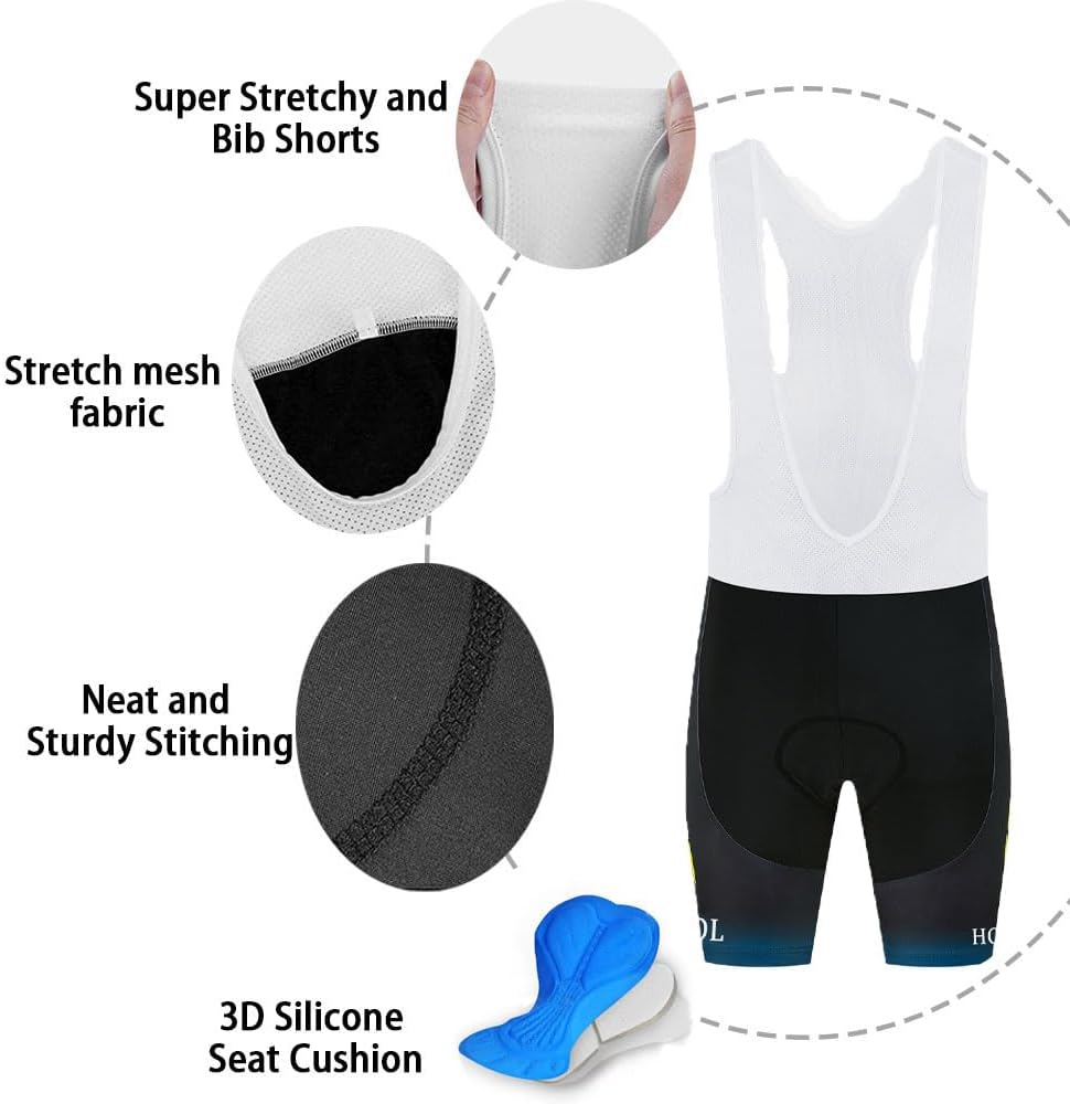 Thumbnail 3 de HOMTOL Herren Fahrradbekleidung (MTB): Radtrikot & Radhose mit 3D-Gel-Polster