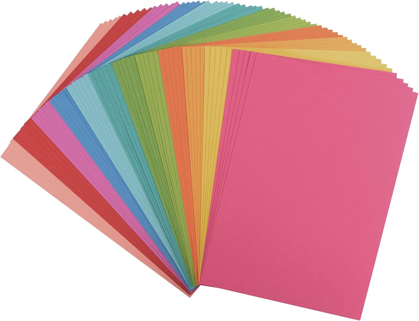 Detalle de Florence Papier Cartonné Lisse Brights A4 — 216 g/m², 12 couleurs, 5 feuilles par couleur