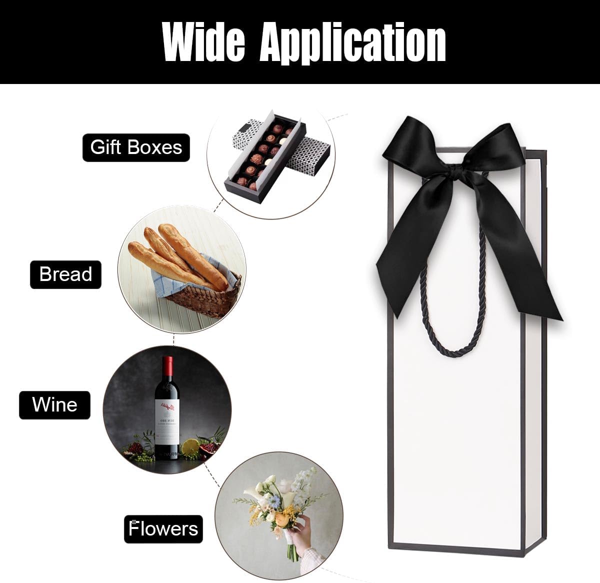 Thumbnail 2 de ZJHiome wine gift bags 33 x 12 x 10 cm