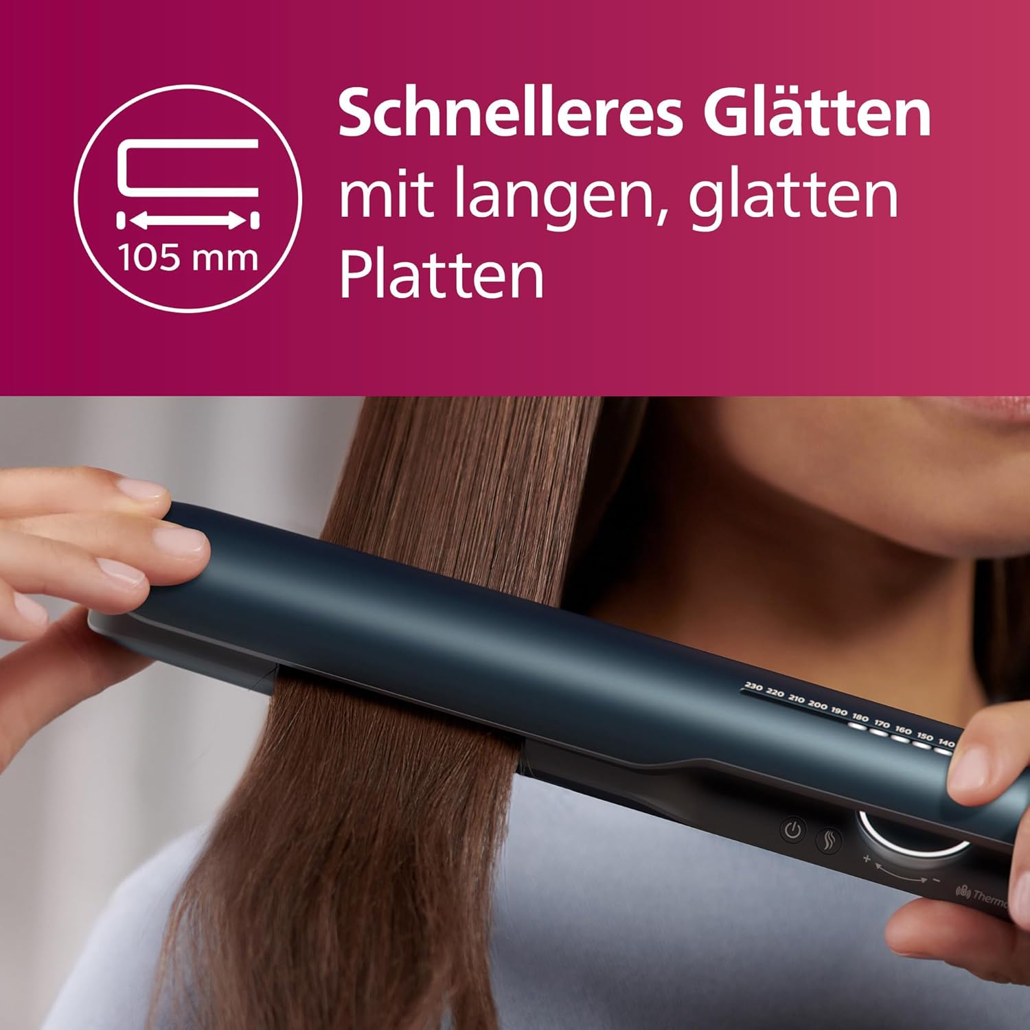 Thumbnail 3 de Philips 7000 Series Haarglätter 50% schneller 💇♀