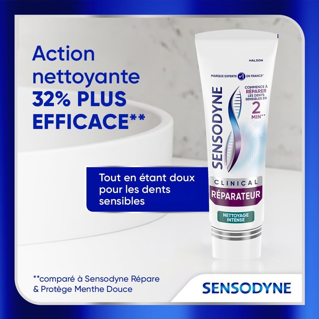Thumbnail 3 de SENSODYNE Dentifrice Clinical Réparateur 2 x 75 ml 🪥