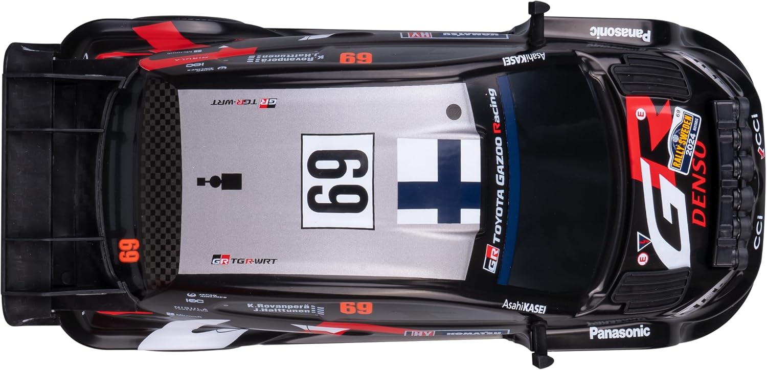 Detalle de Nikko Voiture RC Toyota Gazoo Racing Sweden Rally 2024 – Rovanperä 1:18, Télécommande 2,4 GHz