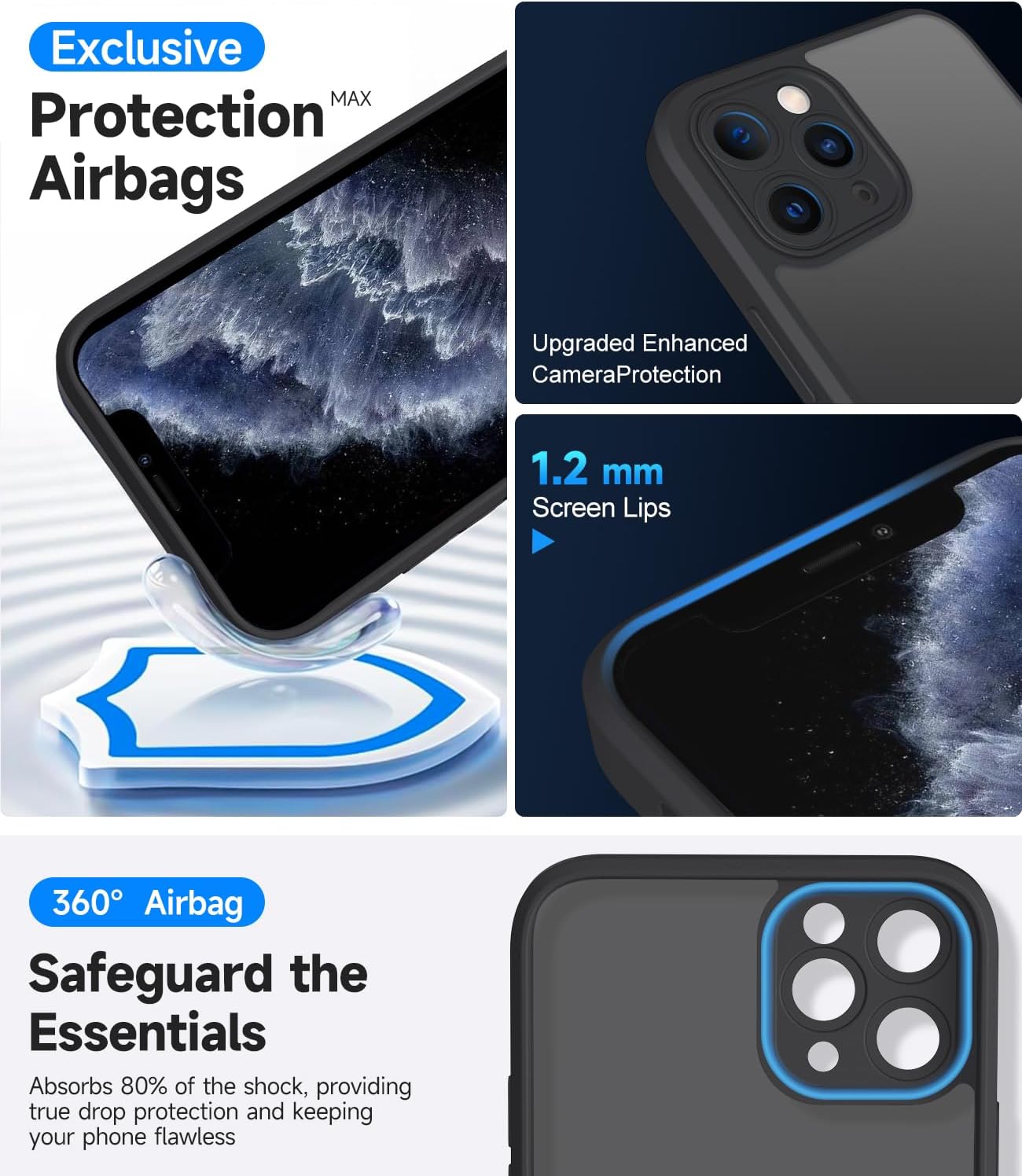 Thumbnail 5 de Mootobo 3-in-1 iPhone 11 Pro Max Case with Full Camera Protection and Screen Protectors