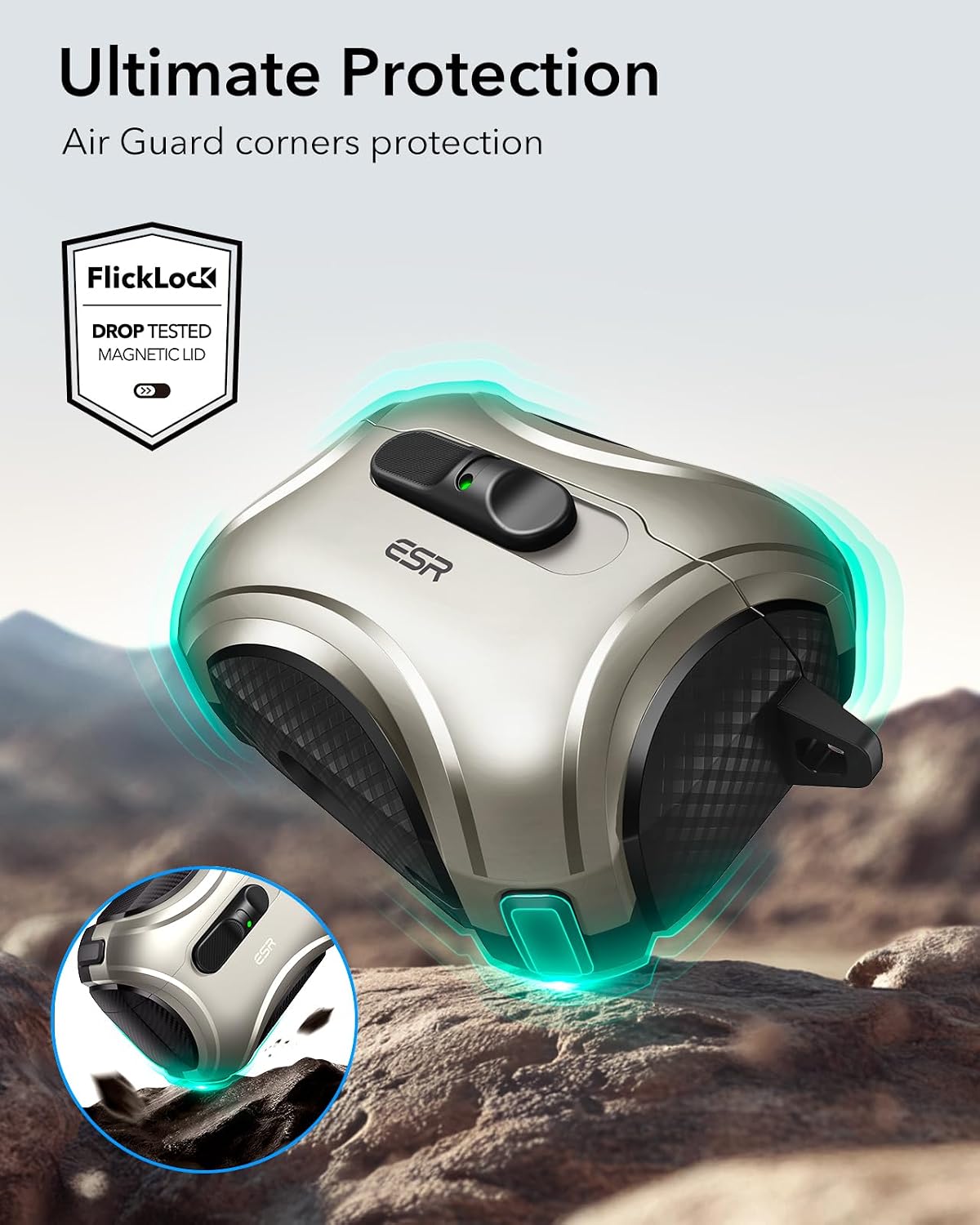 Thumbnail 6 de ESR AirPods Pro 3 Case MagSafe, Drop-Proof 2025