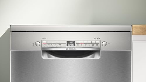 Detalle 2 de Bosch SMS2HVI02E Série 2 — Lave-vaisselle pose libre en inox 60 cm