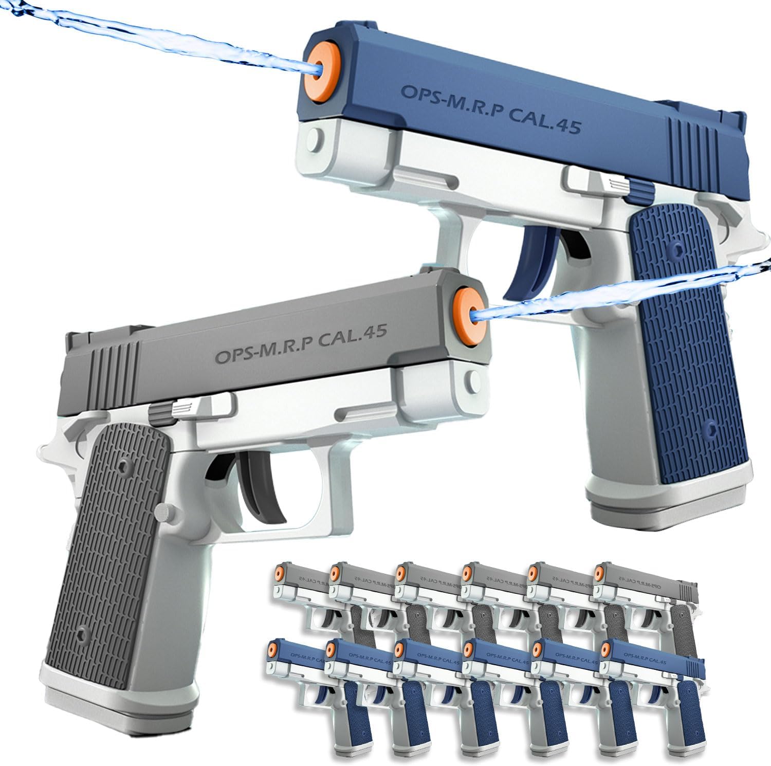 Detalle de POPERFUN 12 Pack Pistolets à Eau – Ensemble sûr et ludique pour l’été