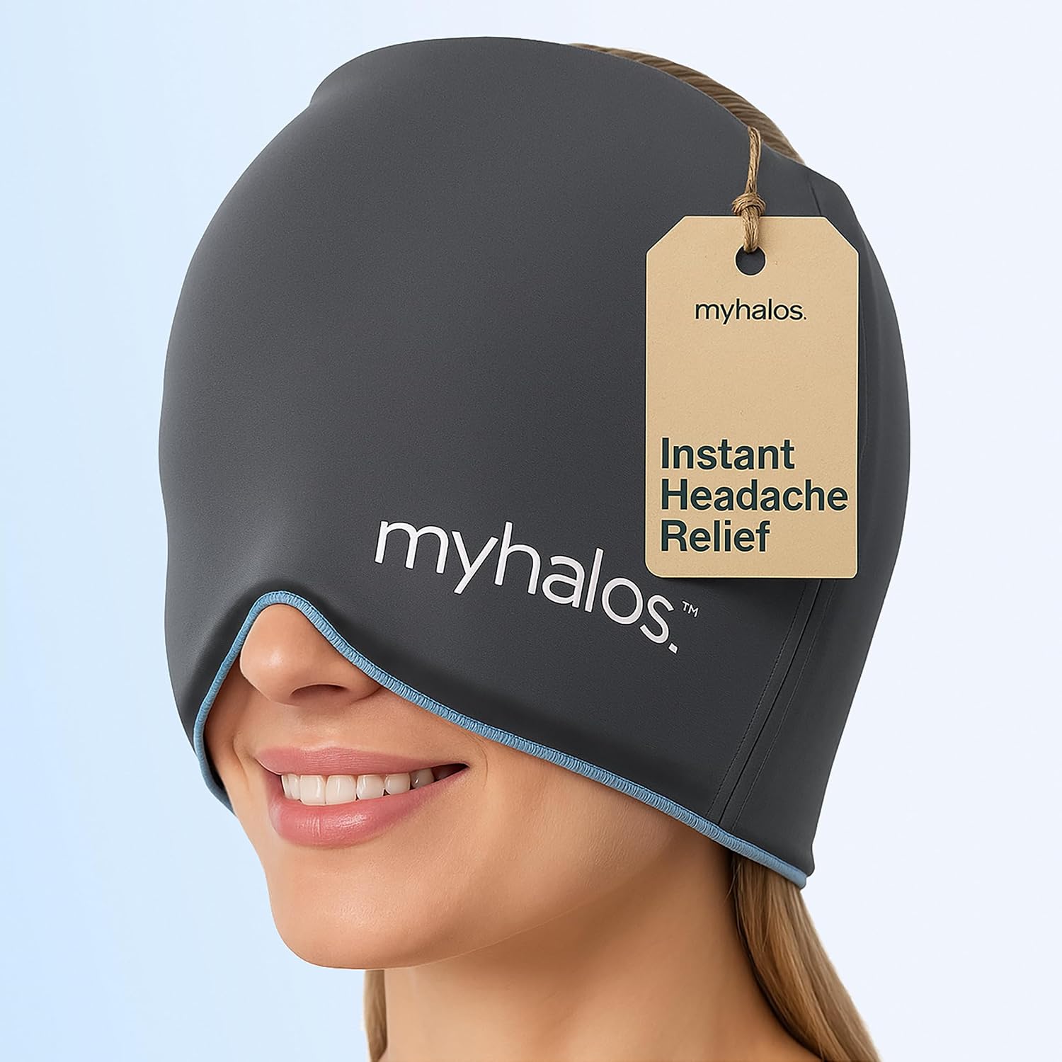 Detalle de MyHalos Migraine Relief Cap for Headache Relief