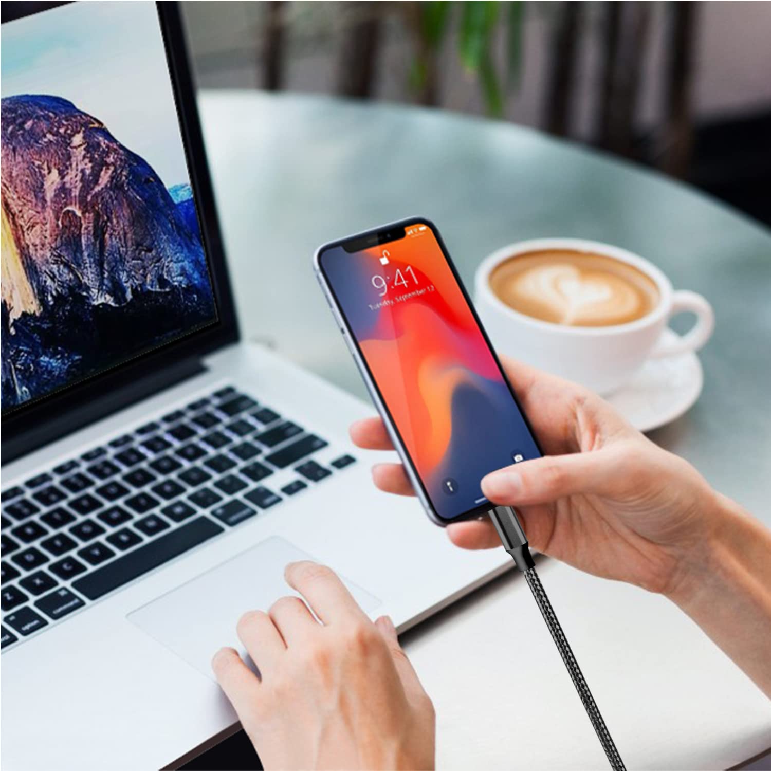 Thumbnail 5 de cugunu iPhone Charger 5-pack 3/3/6/6/10FT Lightning cables