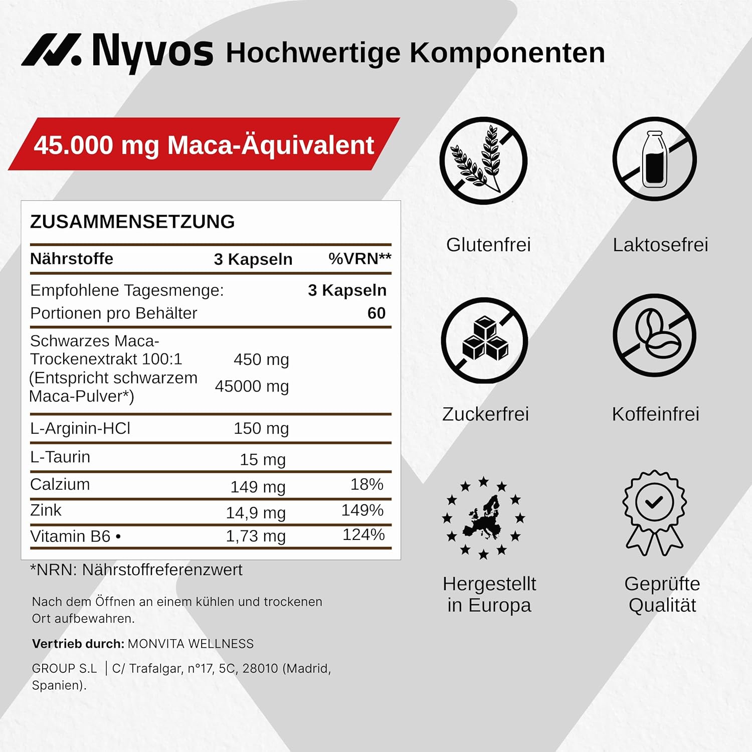 Thumbnail 4 de Maca Plus 45.000 mg Schwarze Maca