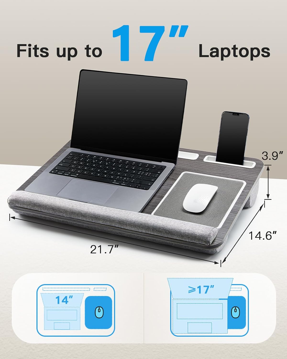 Thumbnail 2 de HUANUO Lap Desk for 17-Inch Laptops