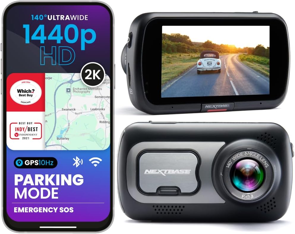 Detalle de Nextbase 522GW 1440p dash cam