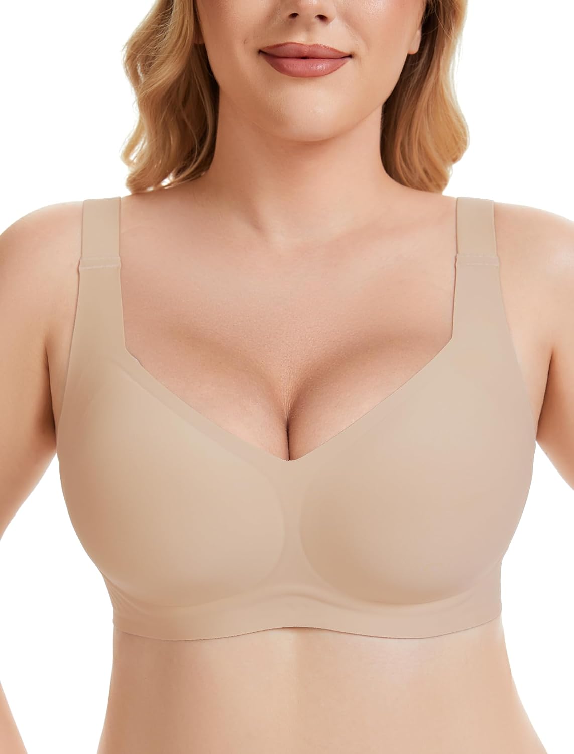 Detalle de Gailife Wireless V Mesh Comfortable Bralette Bra