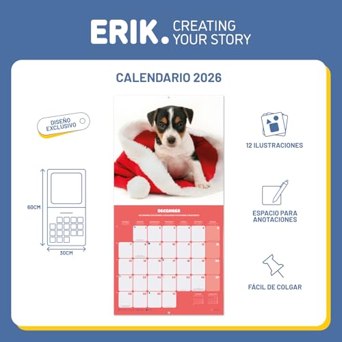 Thumbnail 2 de Grupo Erik Calendario 2026 Perros 30×30 cm 📅