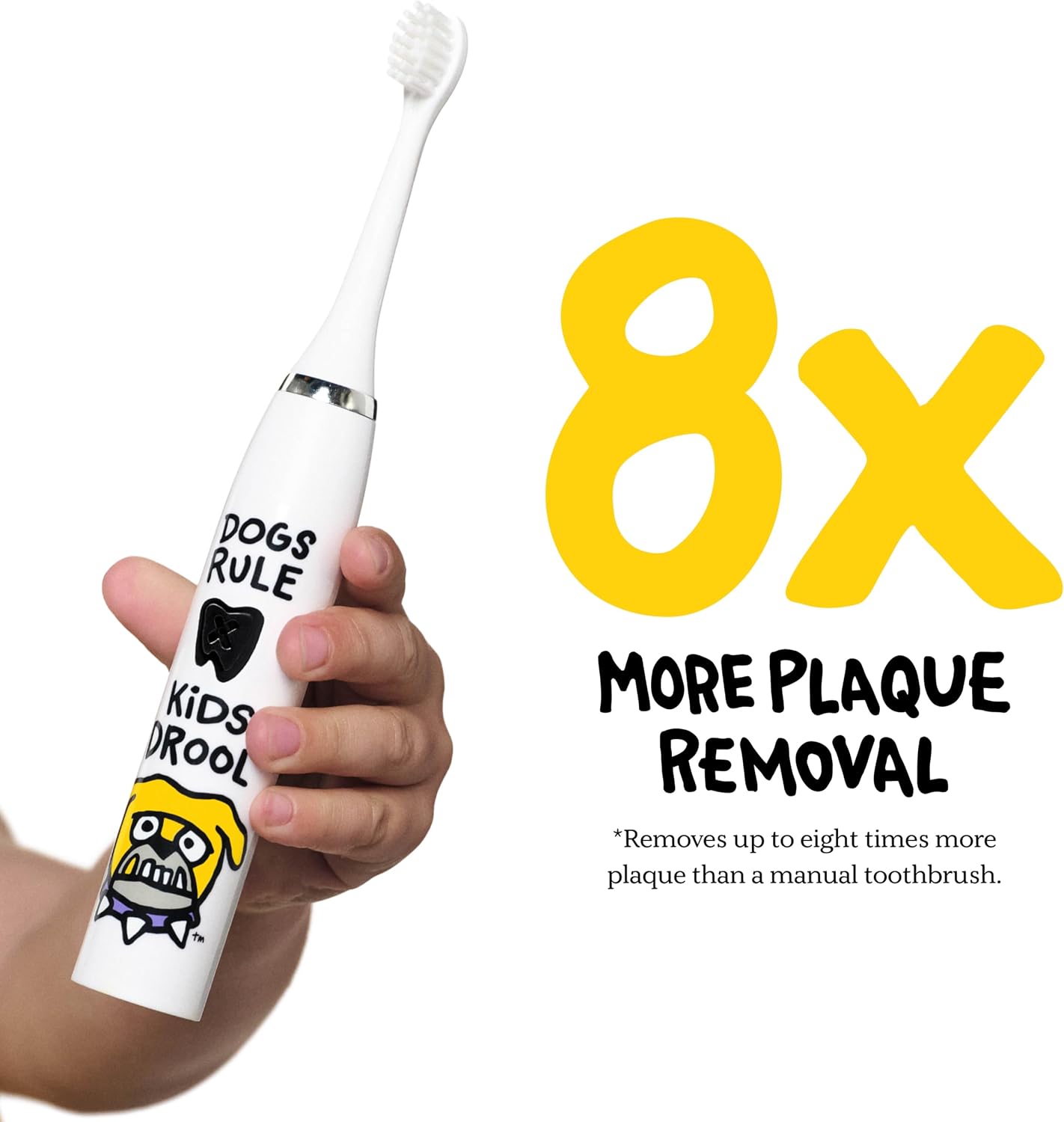 Thumbnail 2 de Made by Dentists Kids Electric Toothbrush - Bulldog-Inspired, Rechargeable & Gentle for Toddlers