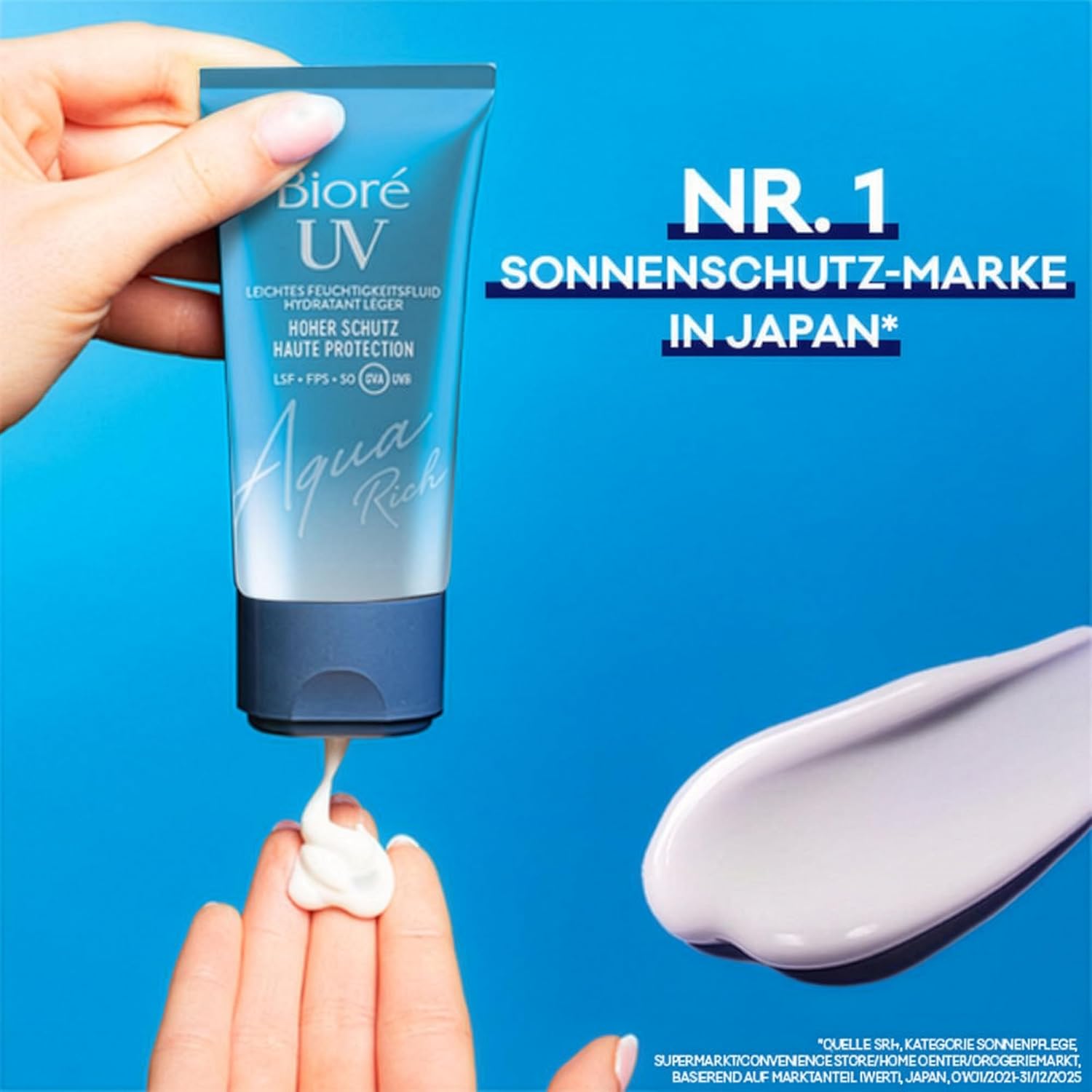 Thumbnail 6 de Biore Aqua Rich UV LSF 50 leichtes Fluid für Gesicht