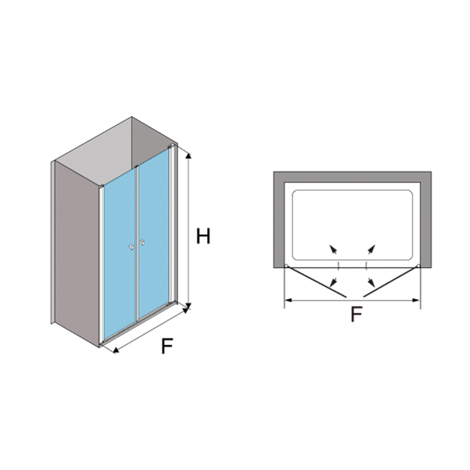 Thumbnail 3 de Profiltek Arcoiris Plus mampara ducha 195 cm, 6 mm