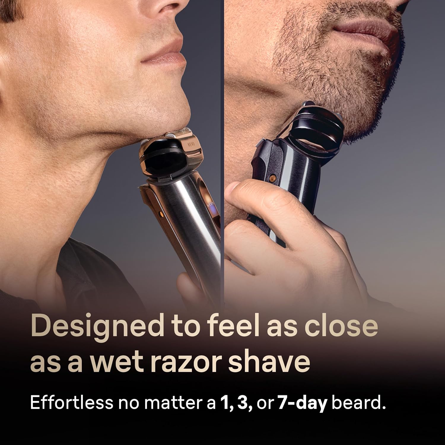 Detalle de Braun NEVO 17610C Men's Electric Shaver with AeroTouch and Stainless Steel Body