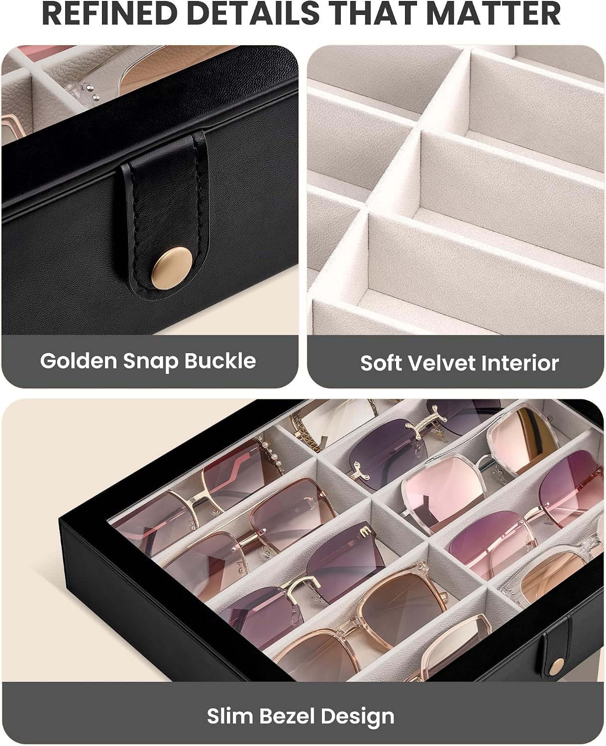Thumbnail 6 de Lolalet Sunglasses Organizer Box, 10 Slots