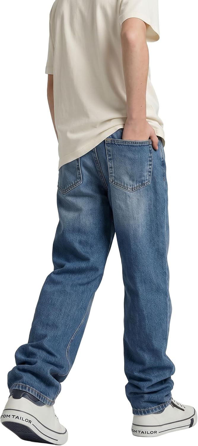 Detalle 2 de Tom Tailor Jungen Kinder Baggy Fit Jeans im Five-Pocket-Style