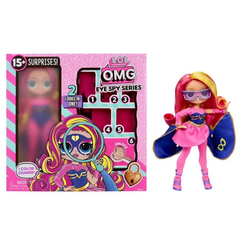 Detalle de Muñeca L.O.L. Surprise! OMG Eye Spy Superhero Fashion doll Multicolor de lol-surprise