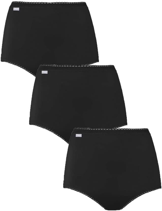Thumbnail 2 de Lot de 3 culottes Playtex en coton « confort durable » (coton stretch) – finitions plates et So White