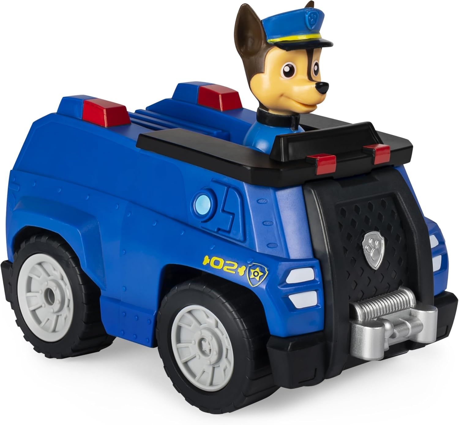 Detalle 2 de Paw Patrol - Véhicule RC Chase (Chase la police) - Voiture télécommandée officielle Pat Patrouille