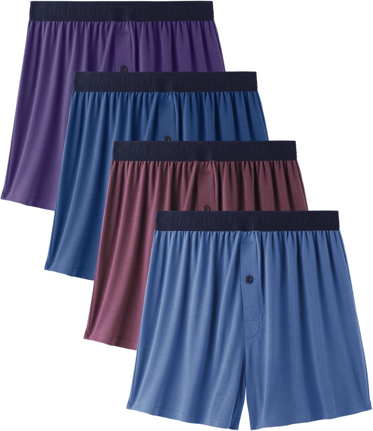 Detalle de BAMBOO COOL Men's Boxer Shorts 4-Pack