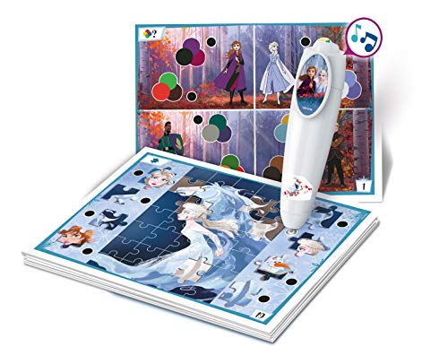 Detalle 2 de Clementoni Sapientino Basic Frozen 2 – Gioco Educativo Interattivo per 4-6 Anni con Penna Elettronica