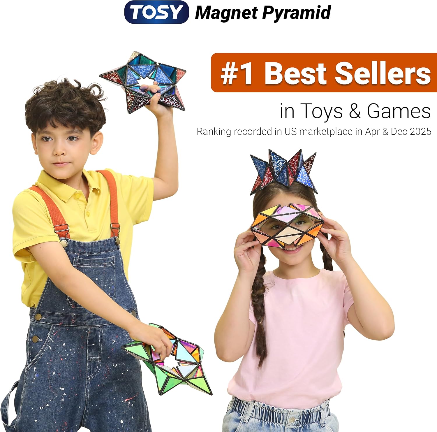 Detalle 2 de TOSY Pyramide Magnétique 12 pièces ⚙