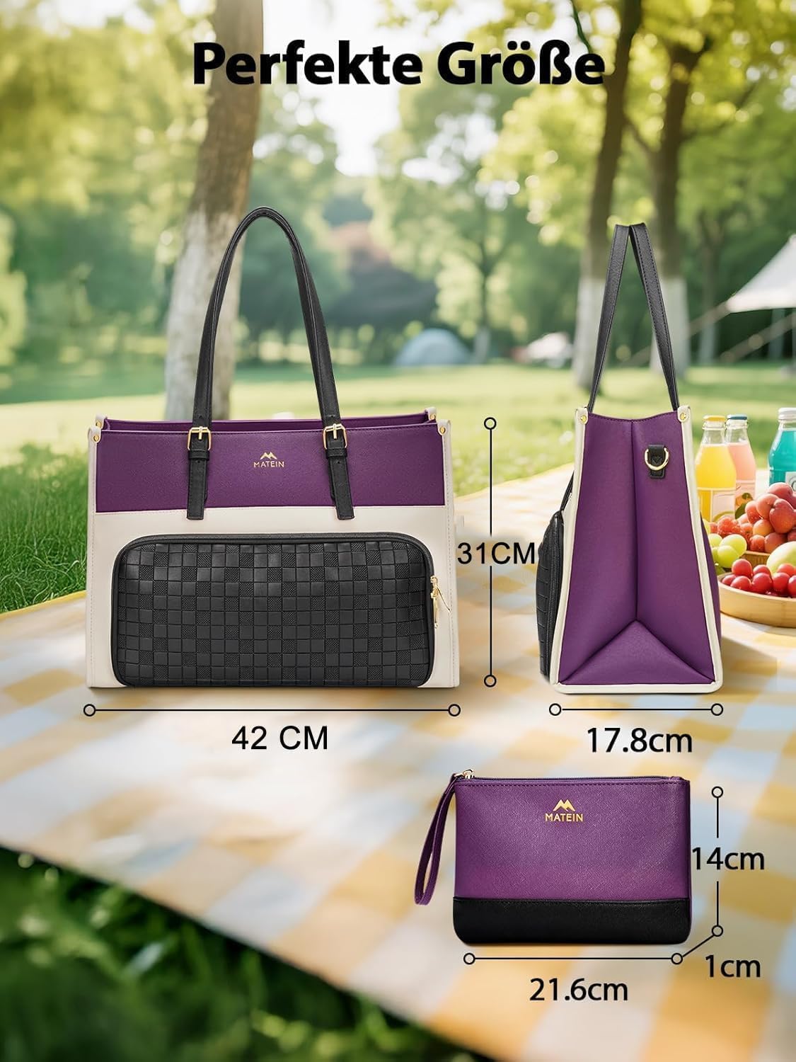 Thumbnail 6 de MATEIN Lunchtasche 15,6 Zoll mit Kühlfach