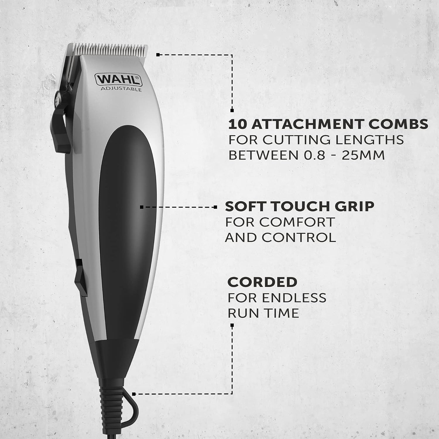Thumbnail 1 de Wahl Vogue corded hair clipper for men (mains powered) with adjustable taper lever and precision blades