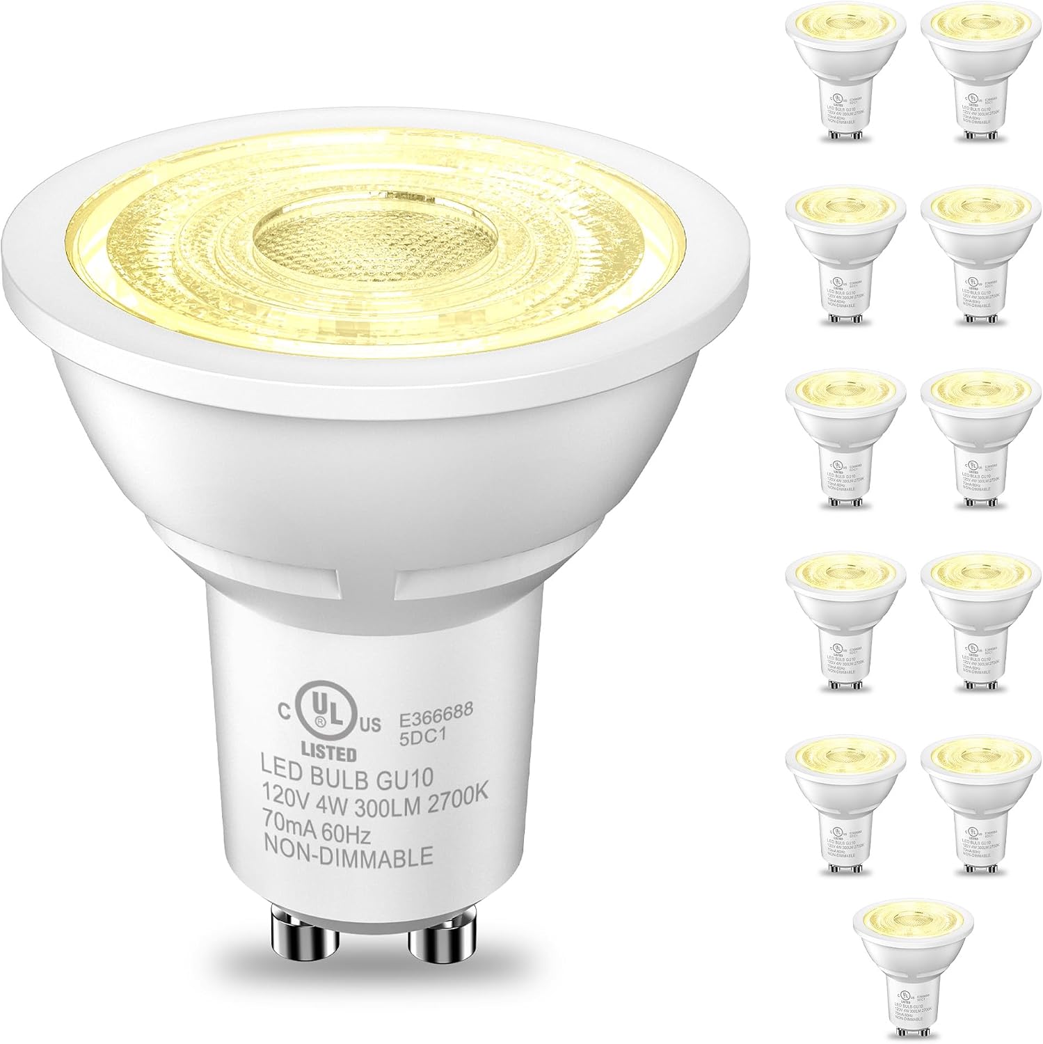 Detalle de TJOY GU10 LED Bulbs 4W