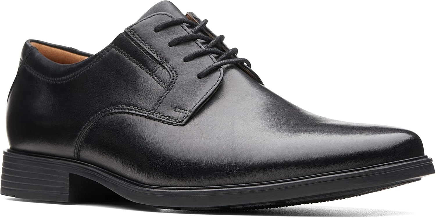 Thumbnail 2 de Clarks Tilden Plain, Tissu Oxford Homme – Confort et élégance en cuir léger