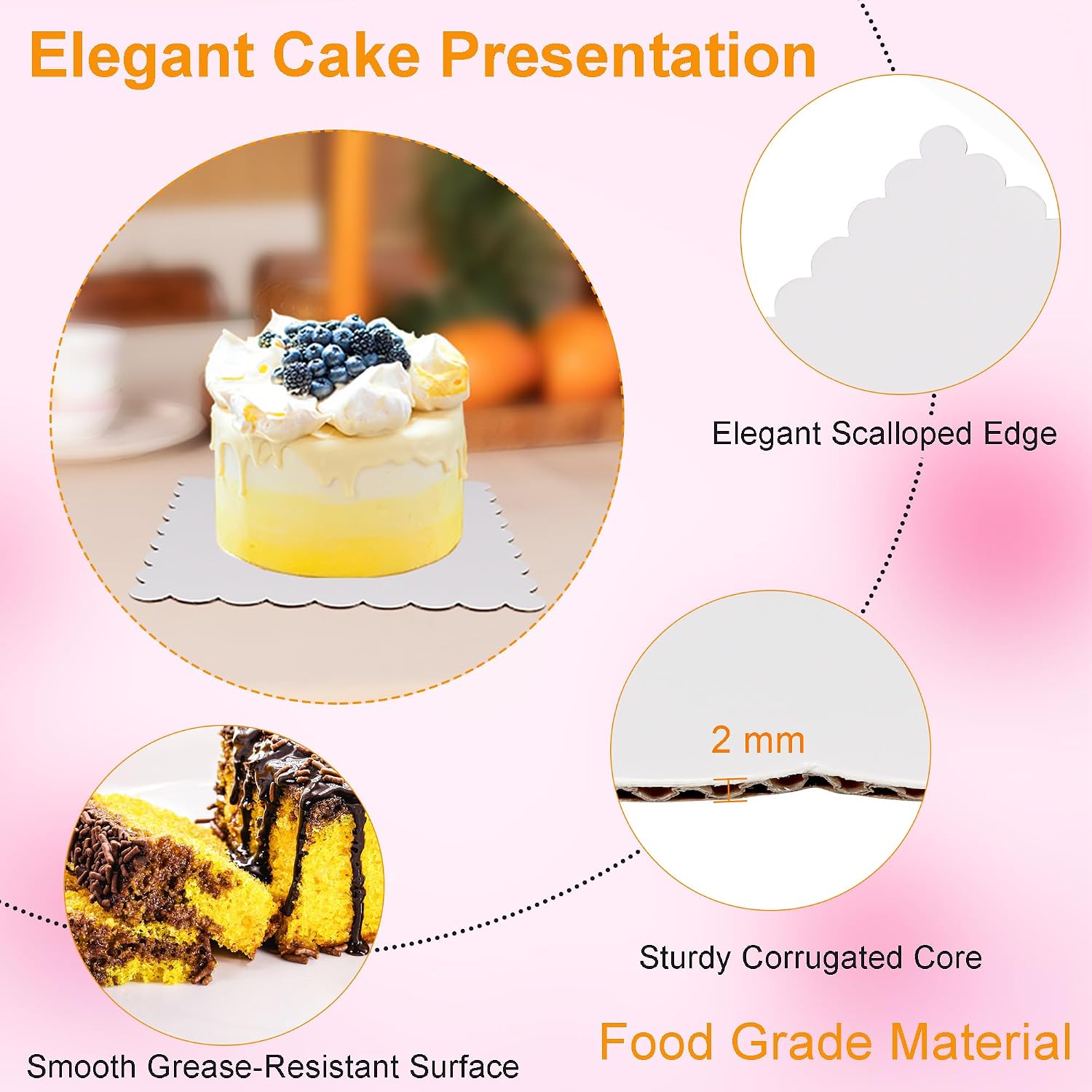 Detalle 2 de Dulinkas Cake Boards 7-inch