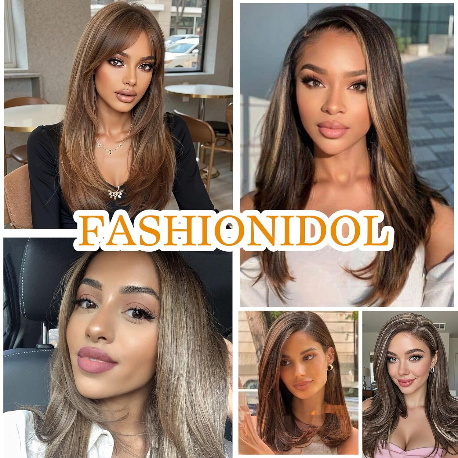 Thumbnail 6 de FASHION IDOL Wear to Go Kunsthaarperücke mit Lace-Front und Babyhaaren (45 cm) – kleberfreie Lace-Front