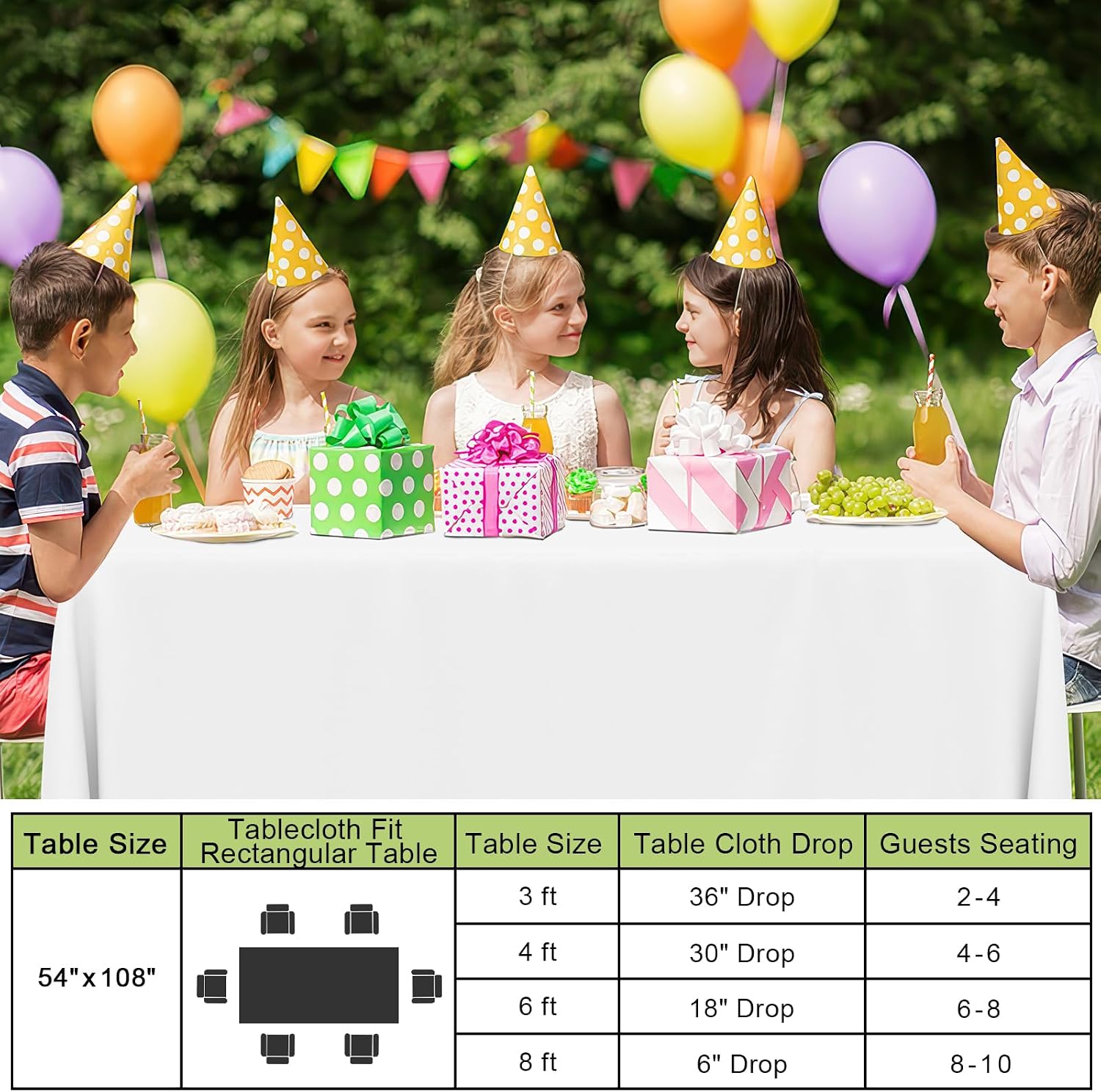 Thumbnail 5 de Smiry Disposable Table Cloth 54 x 108