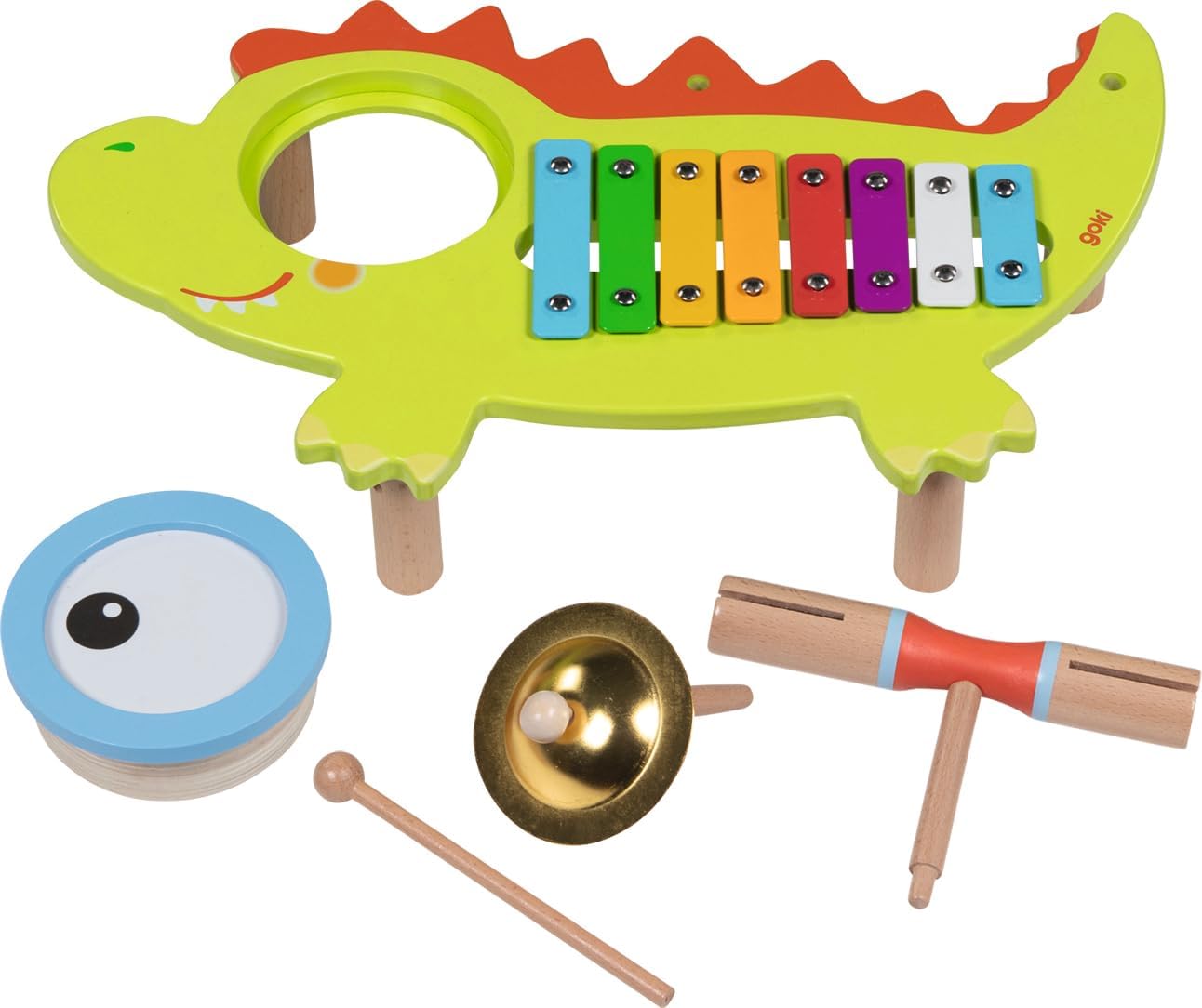 Thumbnail 1 de goki 58386 Meine erste Werkbank aus Holz – 57-teiliges Holzspielset ab 3 Jahren